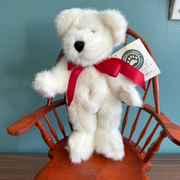 Vtg 90's Boyds Bears Valerie B Bearhugs w Tags Hearts Red White 510301 Teddy 10" - Picture 6 of 10